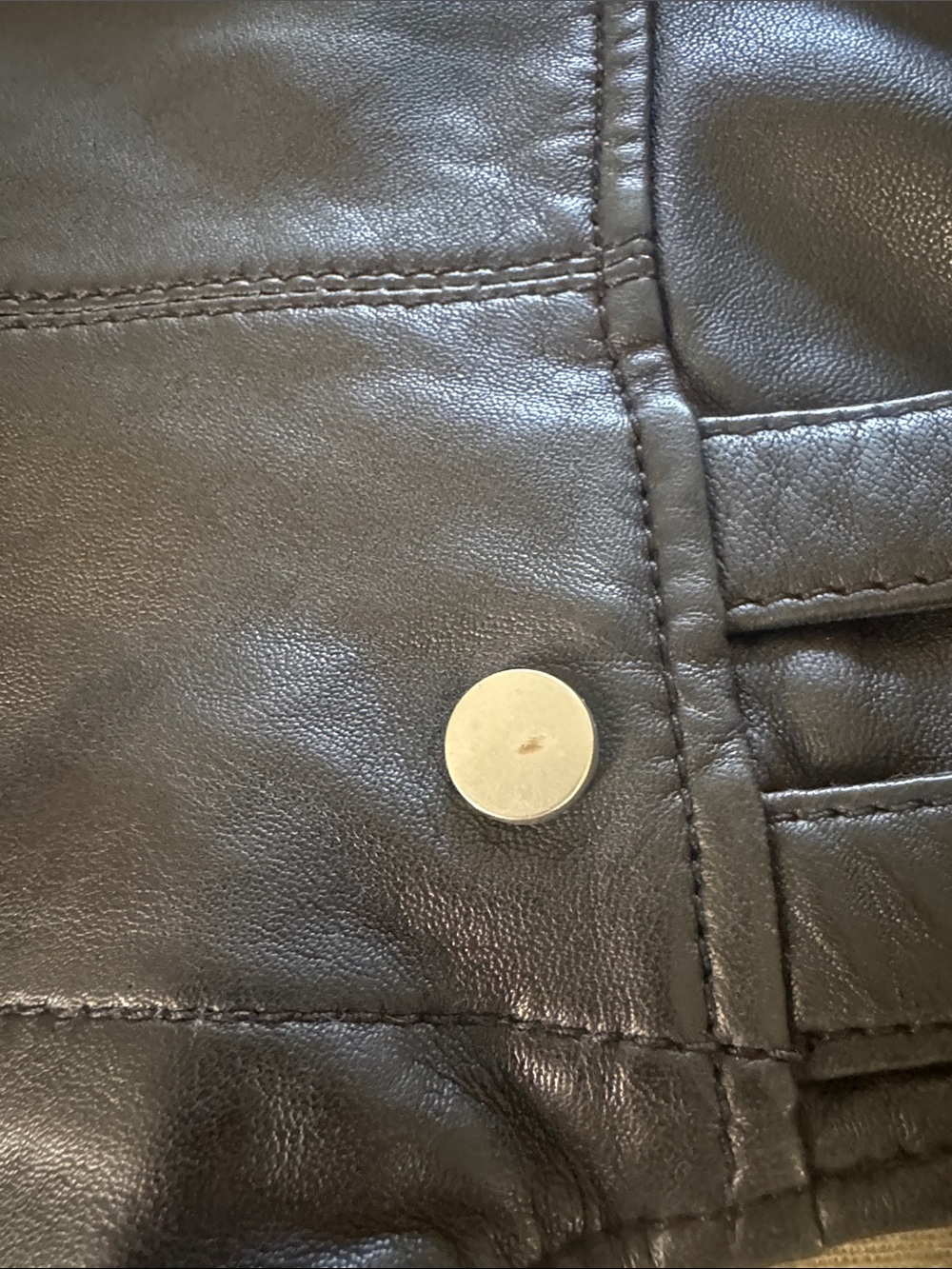 AllSaints Black Quilted Leather Moto Jacket - Picture 7 of 7